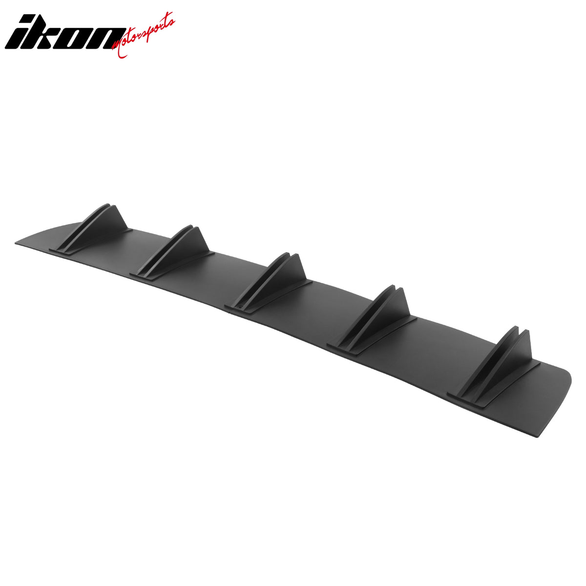 Universal 2PC Rear Diffuser Shark Fin Design 33 5 Fins - PP