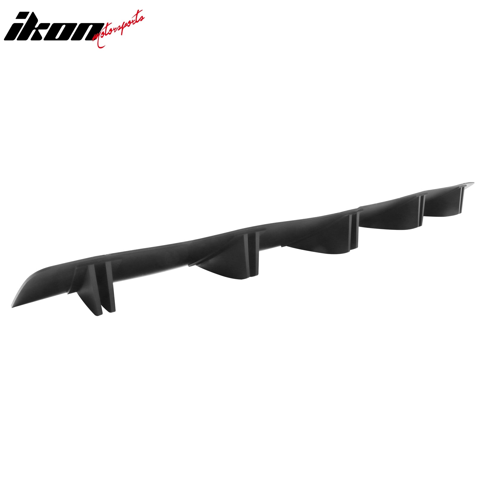 Universal 2PC Rear Diffuser Shark Fin Design 33 5 Fins - PP