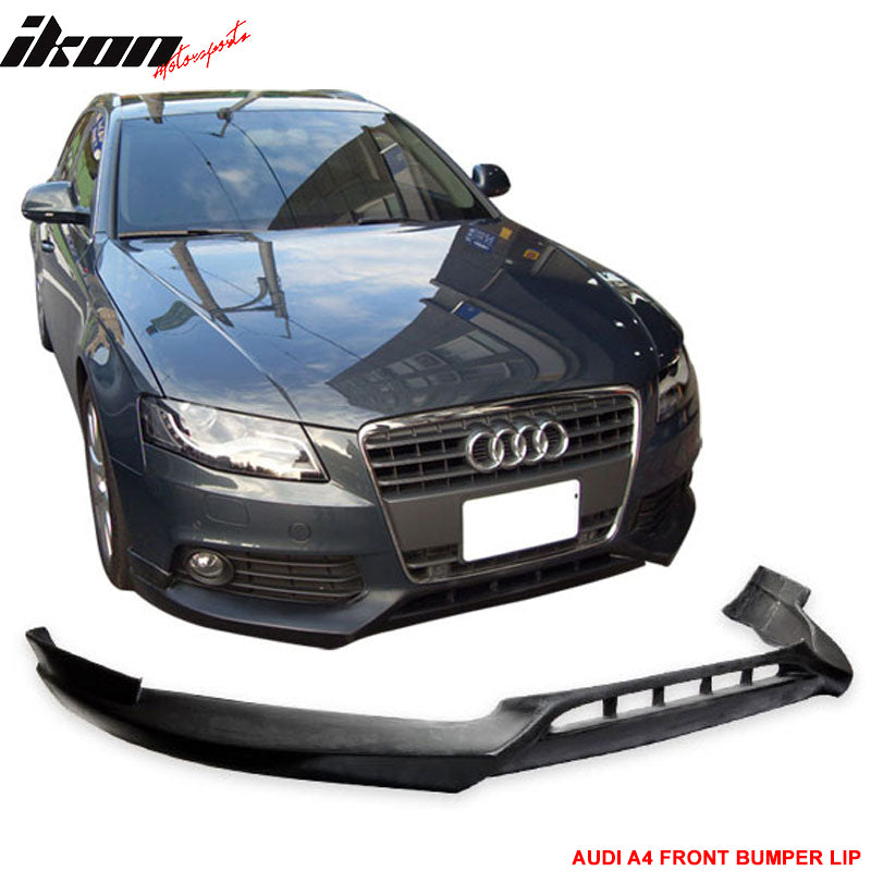 2009-2012 Audi A4 B8 Sedan PU Unpainted Front Lip Splitter Spoiler