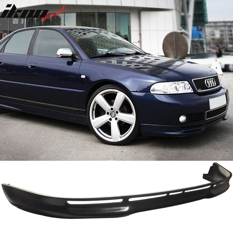 1996-2001 Audi A4 B5 Sedan 4-Door L Style PU Front Bumper Lip Spoiler