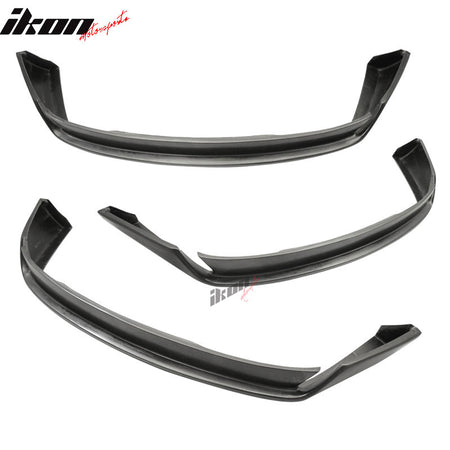 Fits 96-01 Audi A4 B5 Type-on Style Front Bumper Lip Spoiler Unpainted Black PU