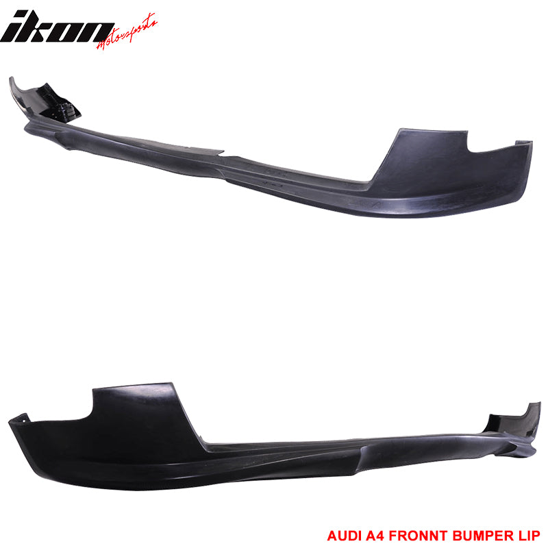 Fits 02-05 Audi A4 B6 Front Bumper Lip Spoiler- PU