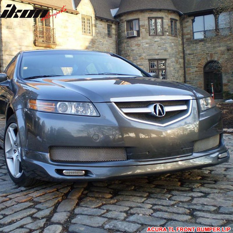 Fits 04-06 Acura TL Base Sedan JDM Style Front Bumper Lip Spoiler Splitter PU