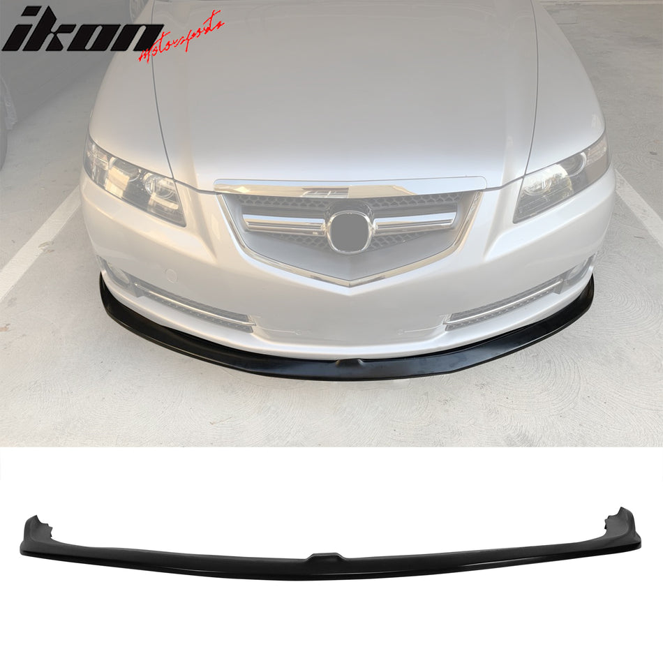 2007-2008 Acura TL Type S CS Style Unpainted Black Front Bumper Lip PU