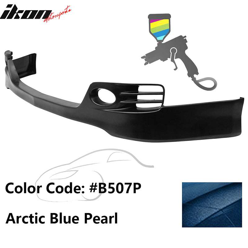 2006-2008 Acura TSX EURO-R Style Front Bumper Lip Painted #B507P Blue