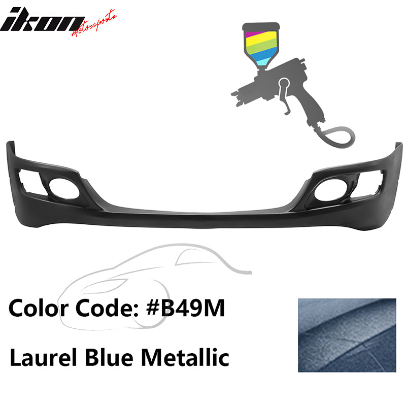 2006-2008 Acura TSX OE Style Painted #B49M Blue Front Bumper Lip PU