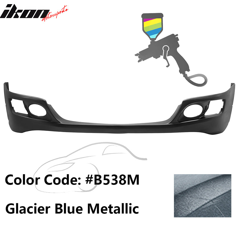 2006-2008 Acura TSX OE Style Painted #B538M Blue Front Bumper Lip PU