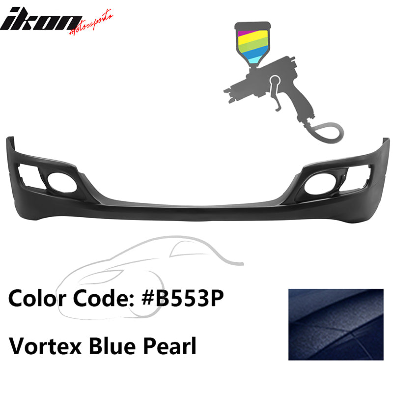 2006-2008 Acura TSX OE Style Painted #B553P Blue Front Bumper Lip PU