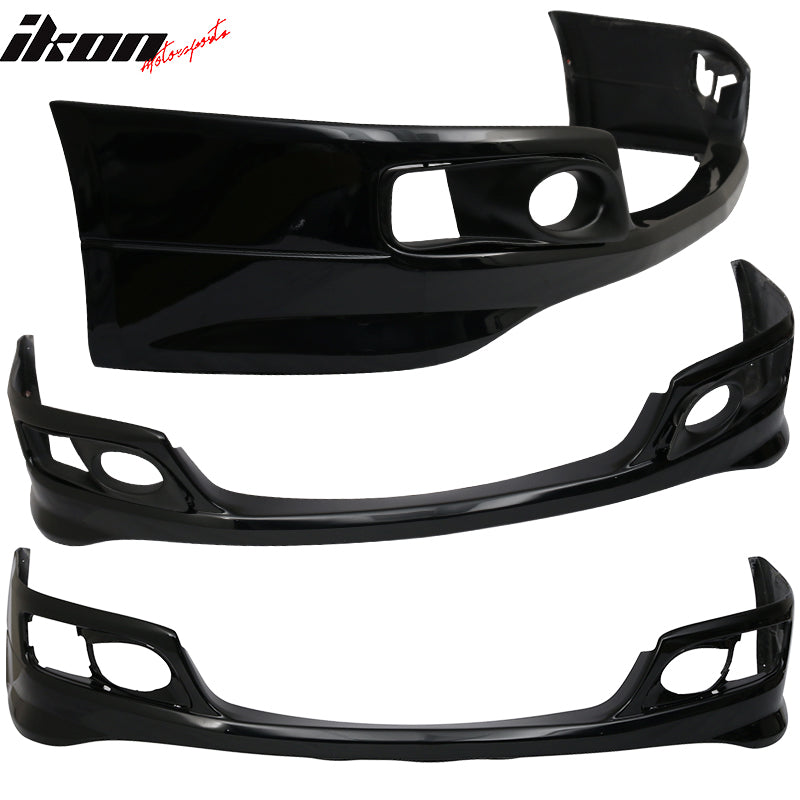 Fits 06-08 Acura TSX OE Front Bumper Lip Painted Nighthawk Black Pearl # B92P