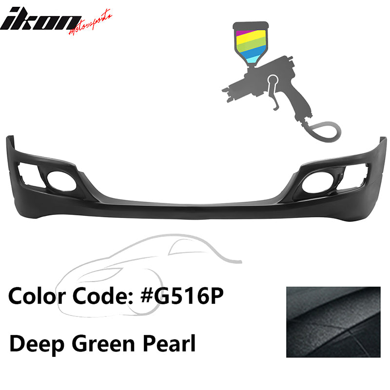 2006-2008 Acura TSX OE Style Painted #G516P Green Front Bumper Lip PU