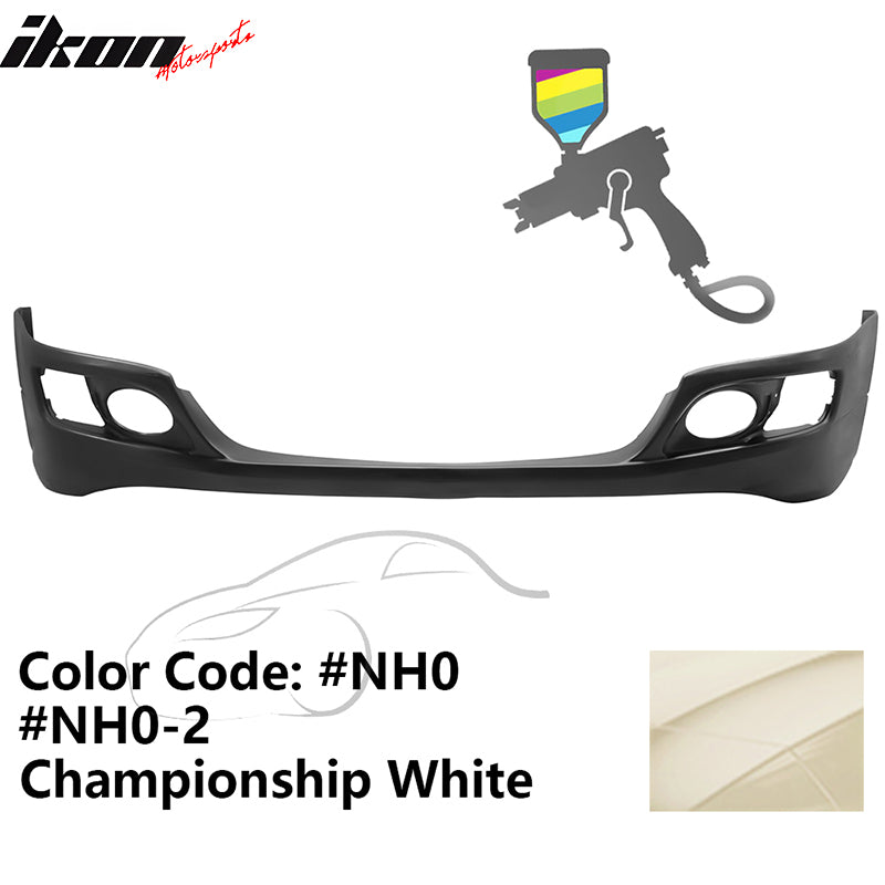 2006-2008 Acura TSX OE Style Painted #NH0 White Front Bumper Lip PU