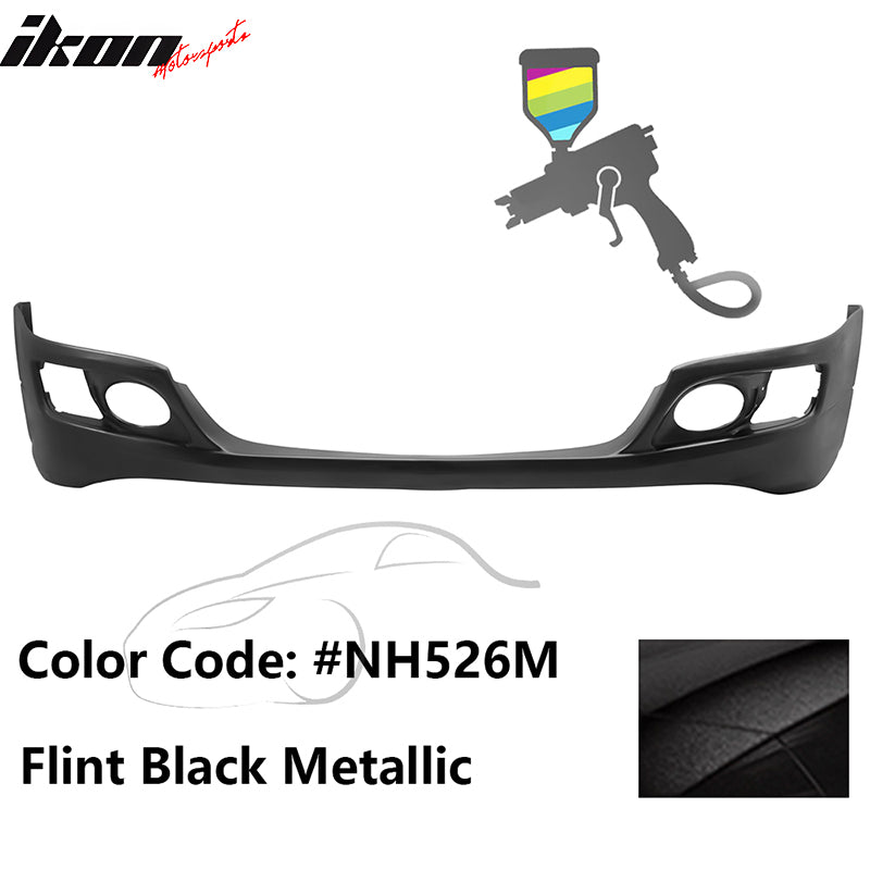 2006-2008 Acura TSX OE Style Painted #NH526M Black Front Bumper Lip PU