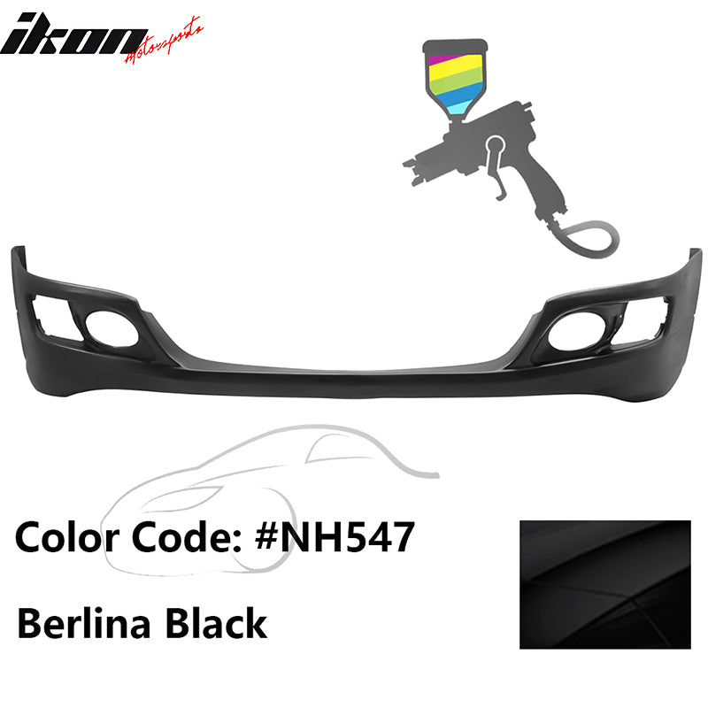 2006-2008 Acura TSX OE Style Painted #NH547 Black Front Bumper Lip PU