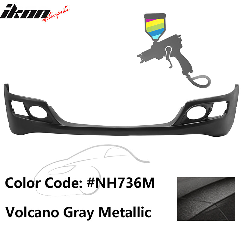 2006-2008 Acura TSX OE Style Painted #NH736M Gray Front Bumper Lip PU