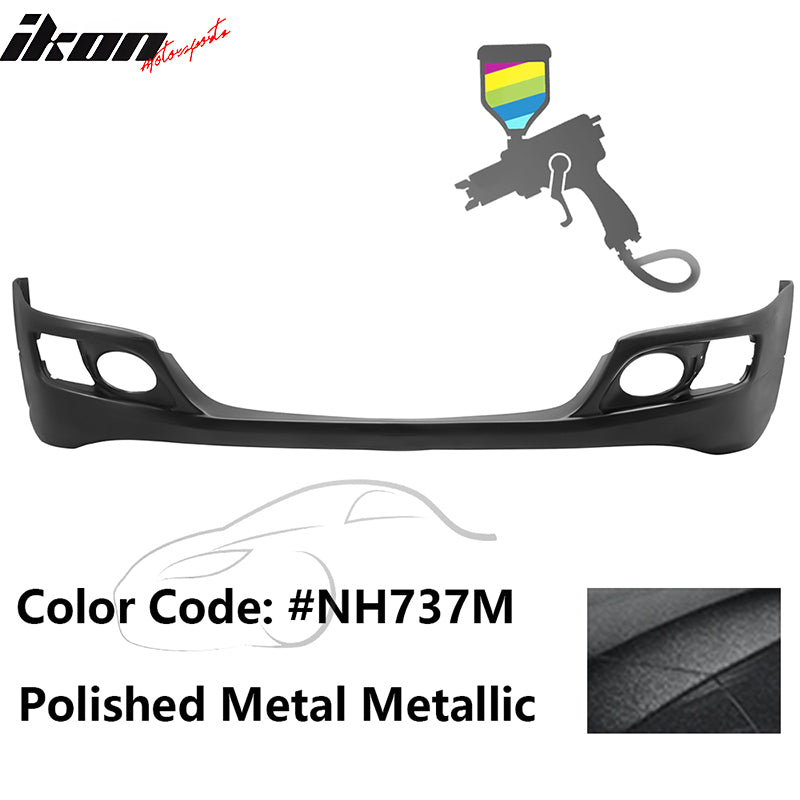 2006-2008 Acura TSX OE Style Painted #NH737M Black Front Bumper Lip PU