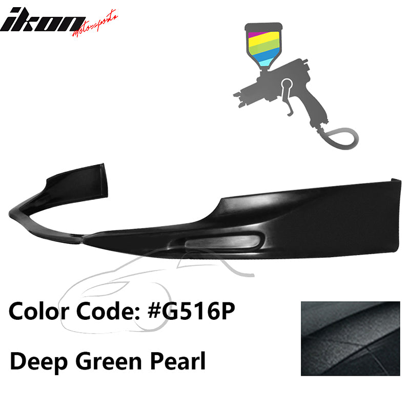 2009-2010 Acura TSX CU1 JDM Style Front Bumper Lip PU Painted #G516P