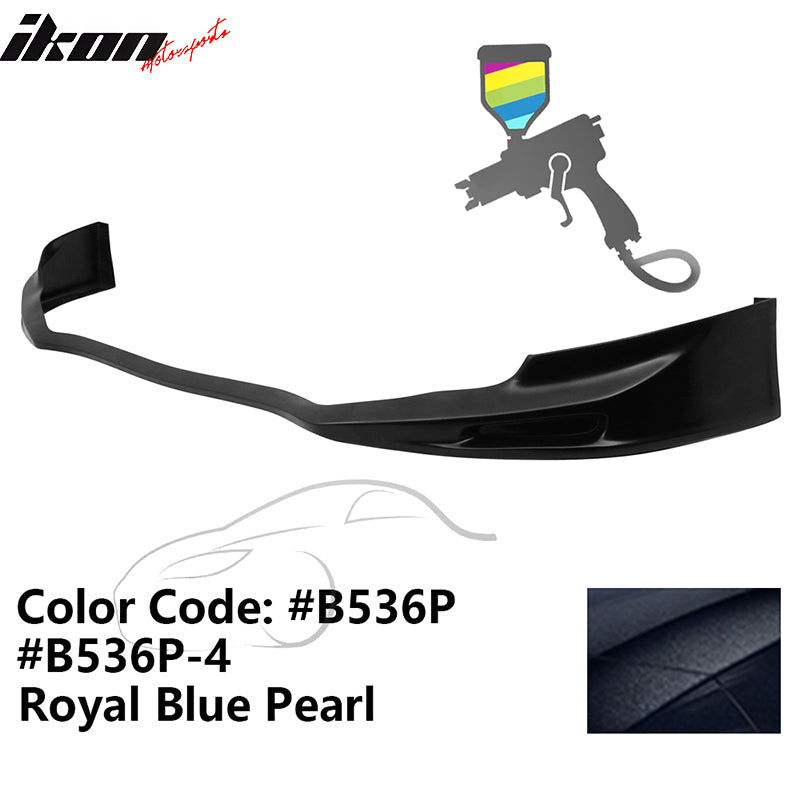 2011-2014 Acura TSX Painted #B536P Blue Front Bumper Lip Spoiler PU