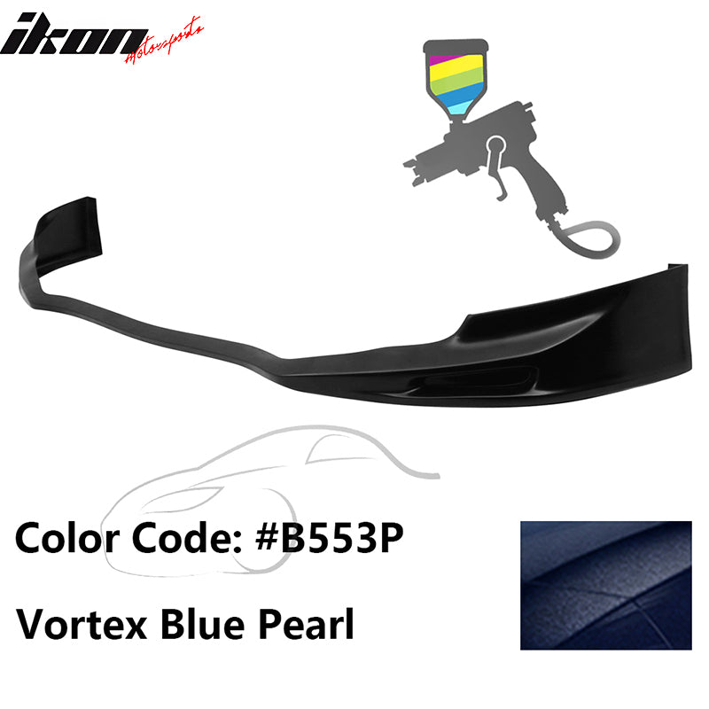 2011-2014 Acura TSX Painted #B553P Blue Front Bumper Lip Spoiler PU