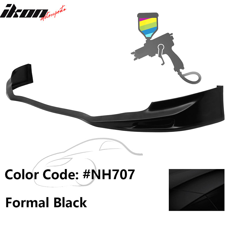 2011-2014 Acura TSX Painted #NH707 Black Front Bumper Lip Spoiler PU