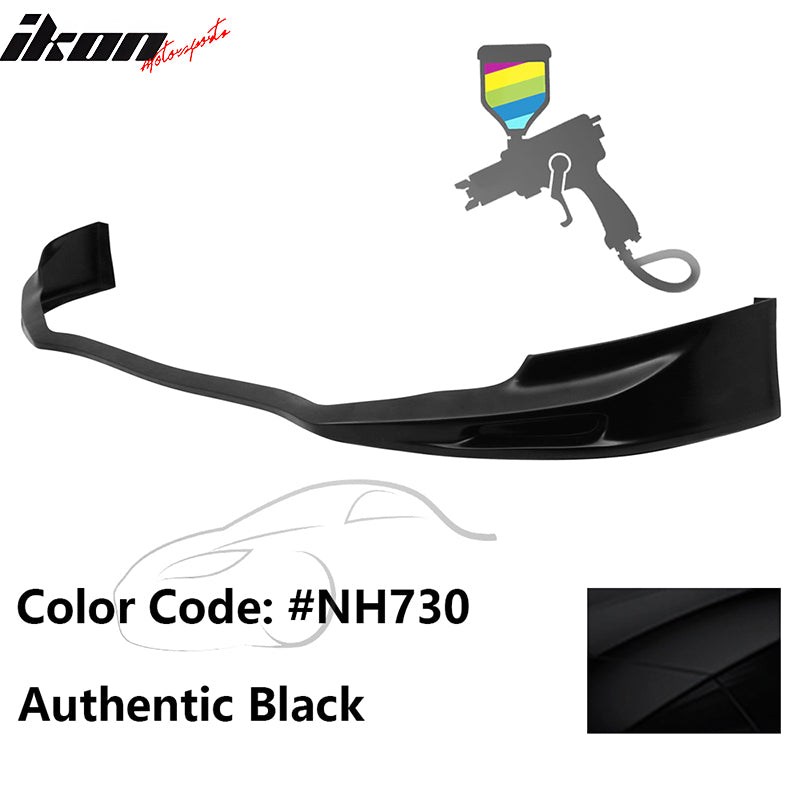 2011-2014 Acura TSX Painted #NH730 Black Front Bumper Lip Spoiler PU