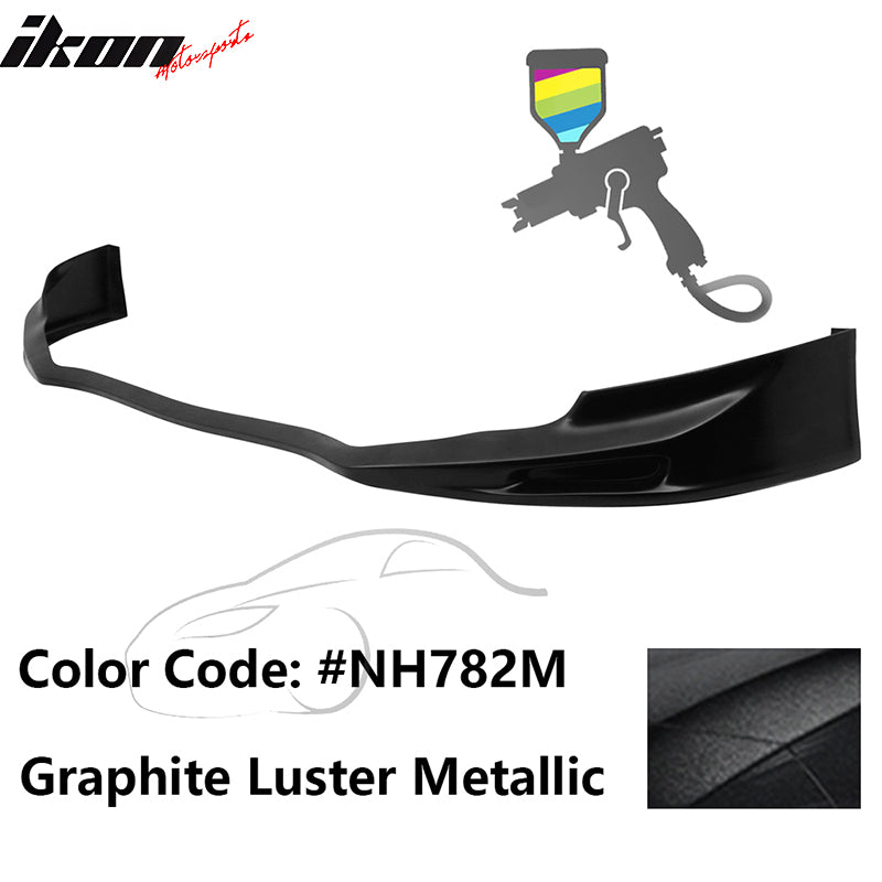 2011-2014 Acura TSX Painted #NH782M Black Front Bumper Lip Spoiler PU