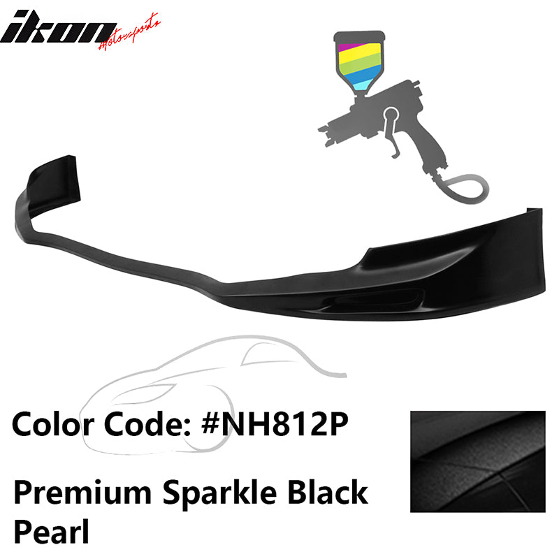 2011-2014 Acura TSX Painted #NH812P Black Front Bumper Lip Spoiler PU