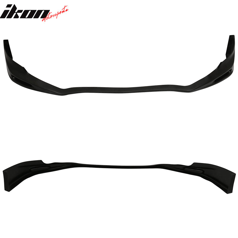 Fits 11-14 Acura TSX Unpainted Black Front Lower Bumper Lip Spoiler Bodykit PU