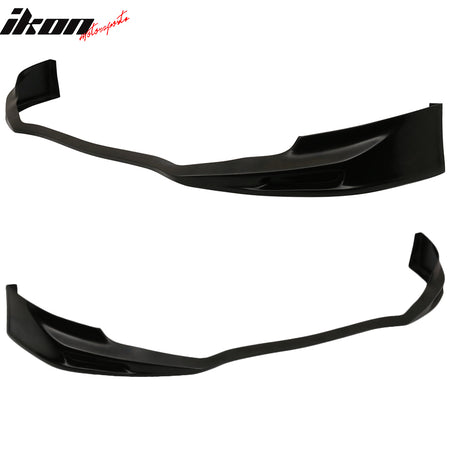 Fits 11-14 Acura TSX Unpainted Black Front Lower Bumper Lip Spoiler Bodykit PU