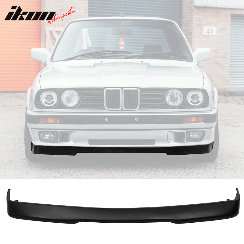 1984-1992 BMW E30 3-Series RG Unpainted Front Bumper Lip Spoiler - PU