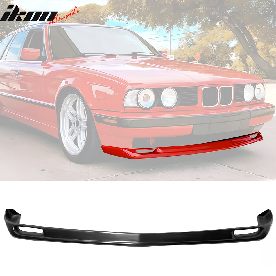 1987-1996 BMW E34 5-Series M-Tech Style Unpainted Front Bumper Lip PU