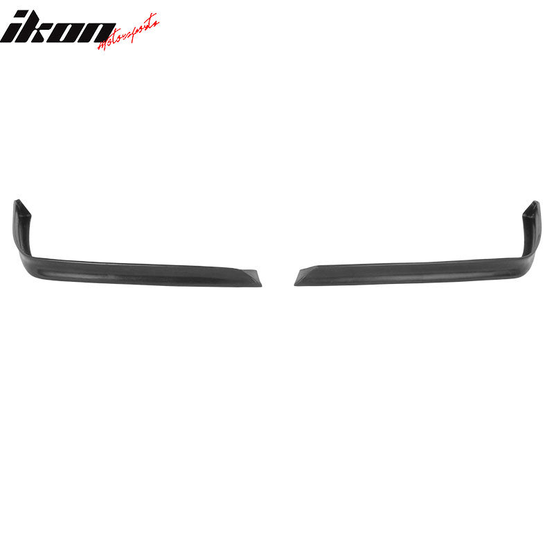 Front Lip Splitters Compatible With 1994-1994 BMW E36, M3 2Dr Coupe Front Bumper Lip Urethane Unpainted by IKON MOTORSPORTS, 1995 1996 1997