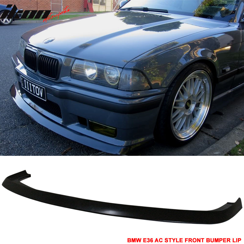 1992-1998 BMW E36 M3 Only 2Dr 4Dr AC Front Lip Spoiler Splitter - PU