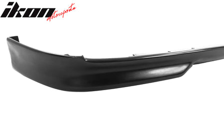 Fits 97-00 BMW E39 5-Series M Style Front Bumper Lip Spoiler Unpainted Black PU