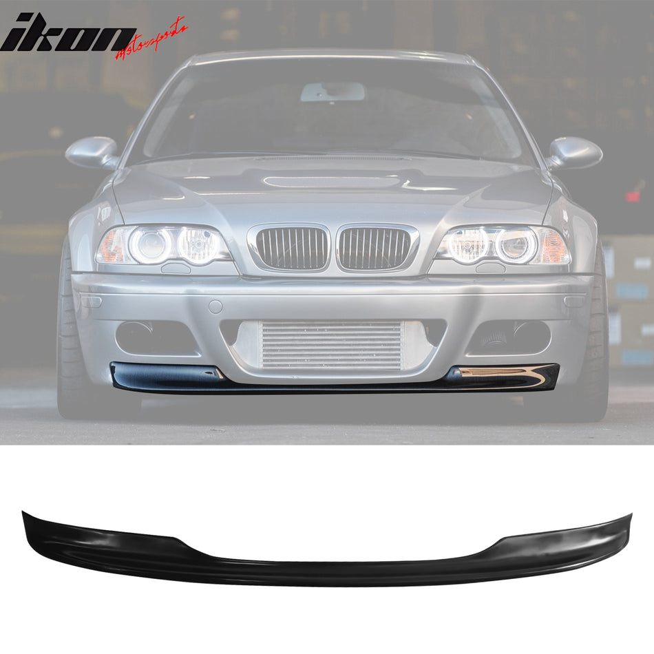 2001-2006 BMW E46 M3 CSL Style Unpainted Front Lip Spoiler Splitter PU