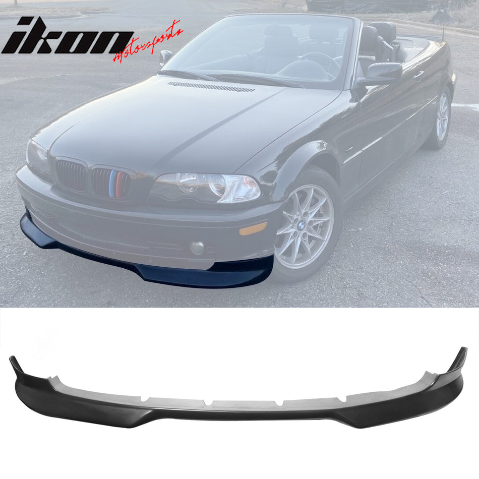 1999-2003 BMW E46 2Dr Coupe H Style Front Bumper Lip Chin Spoiler PU