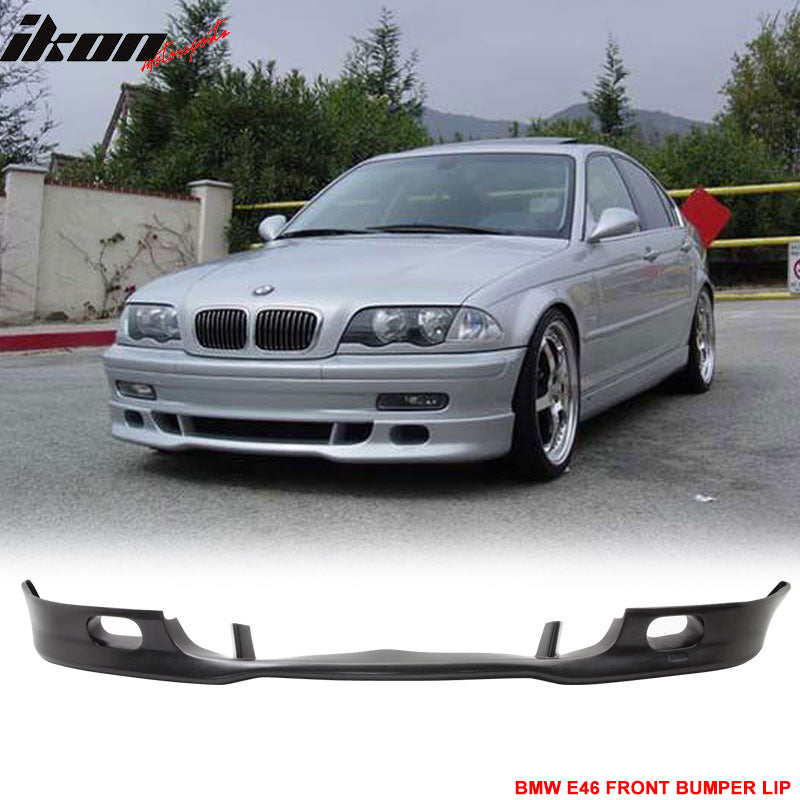 1999-2001 BMW 3 Series Sedan E46 325i 328i EURO Front Bumper Lip PU