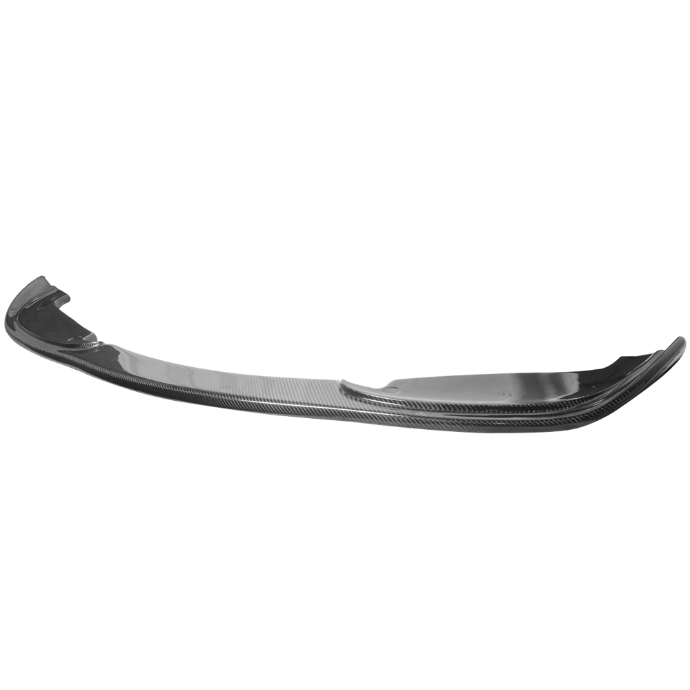 Compatible With 99-04 BMW E46 325 328 4Door Mtech Carbon Fiber H Style Add-On Front Bumper Lip Spoiler Bodykit