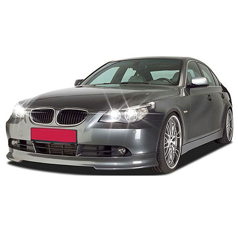 Fits 04-08 BMW E60 E61 5 Series Pre LCI C Style Front Bumper Lip - CF/MCF