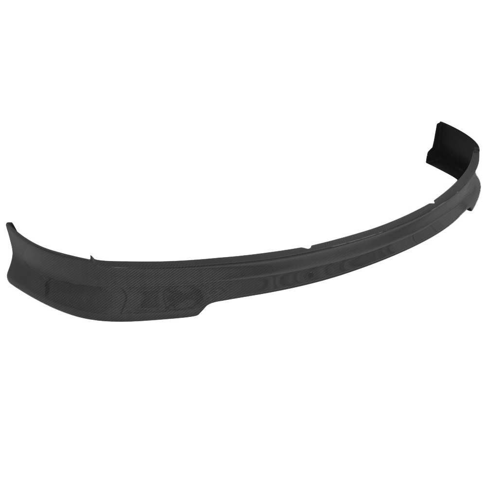 IKON MOTORSPORTS, Front Bumper Lip Compatible With 2004-2007 BMW E60 E61 5 Series Pre LCI , Matte Carbon Fiber C Style Front Lip Spoiler Wing Chin Splitter, 2005 2006