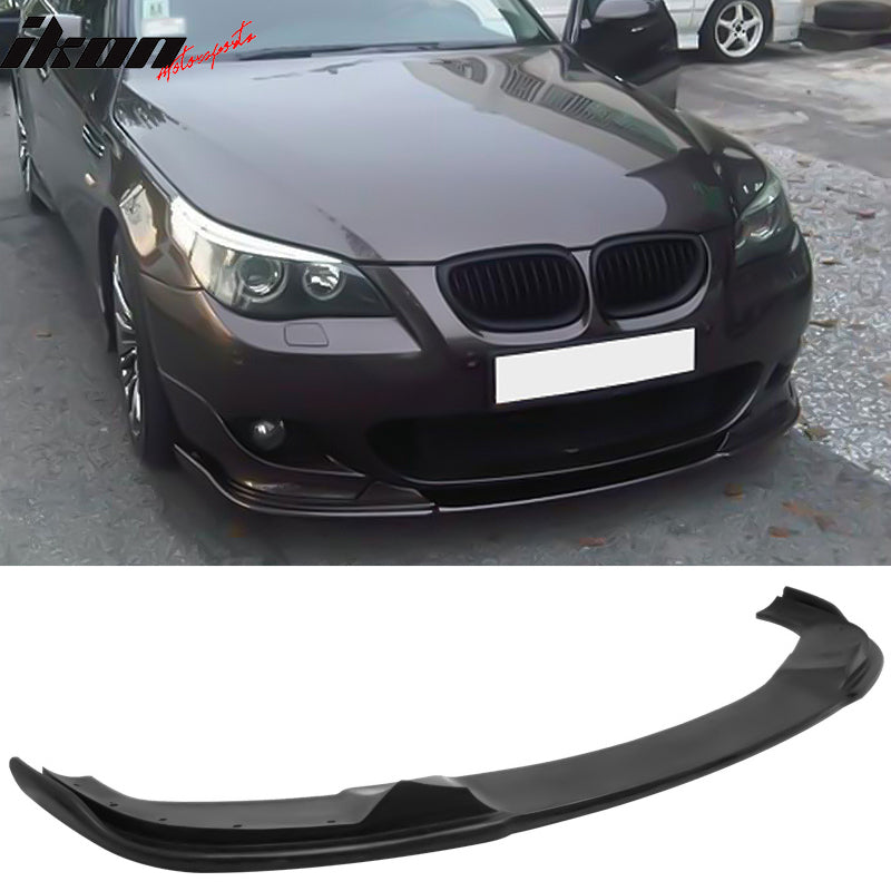 2004-2010 BMW E60 E61 5 Series H Style Unpainted Front Bumper Lip PU