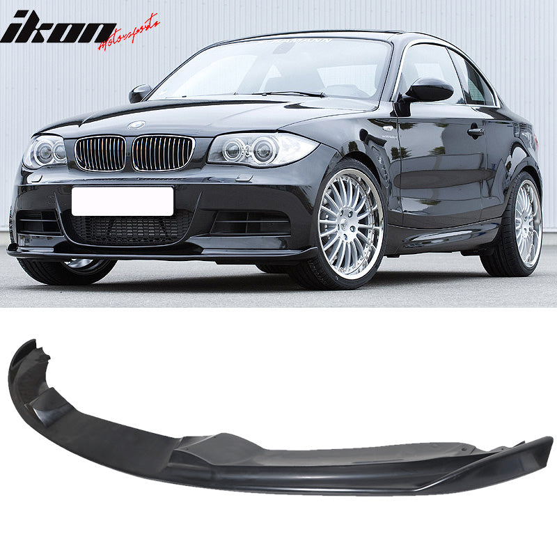 2007-2011 BMW E82 135i H Style Unpainted Front Bumper Lip Spoiler PU