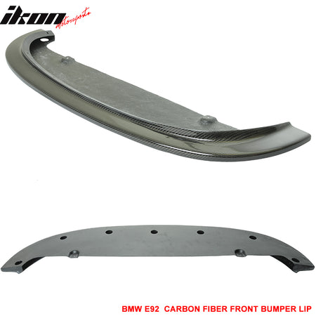 Fits 08-13 E90 E92 E93 M3 CRT Style Front Bumper Lip Spoiler - Carbon Fiber (CF)