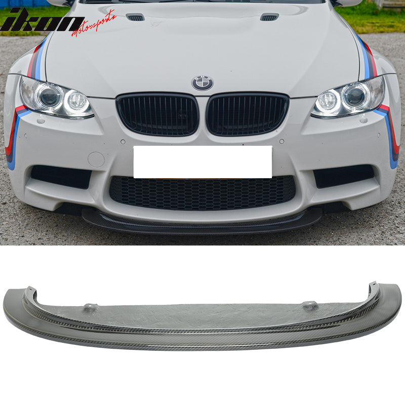 Fits 08-13 E90 E92 E93 M3 CRT Style Front Bumper Lip Spoiler - Carbon Fiber (CF)