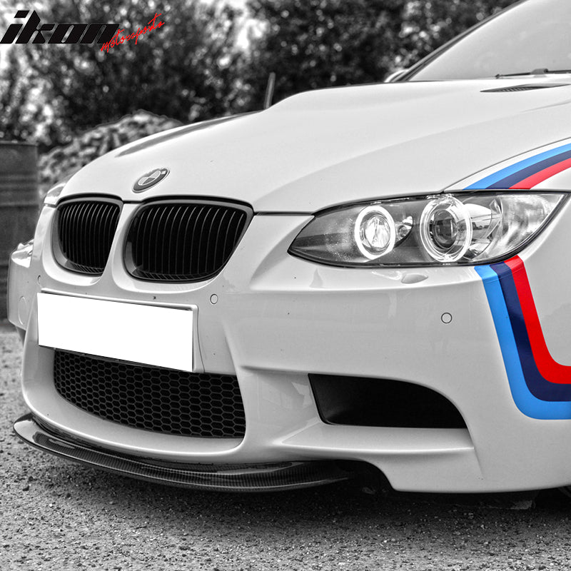 Fits 08-13 E90 E92 E93 M3 CRT Style Front Bumper Lip Spoiler - Carbon Fiber (CF)