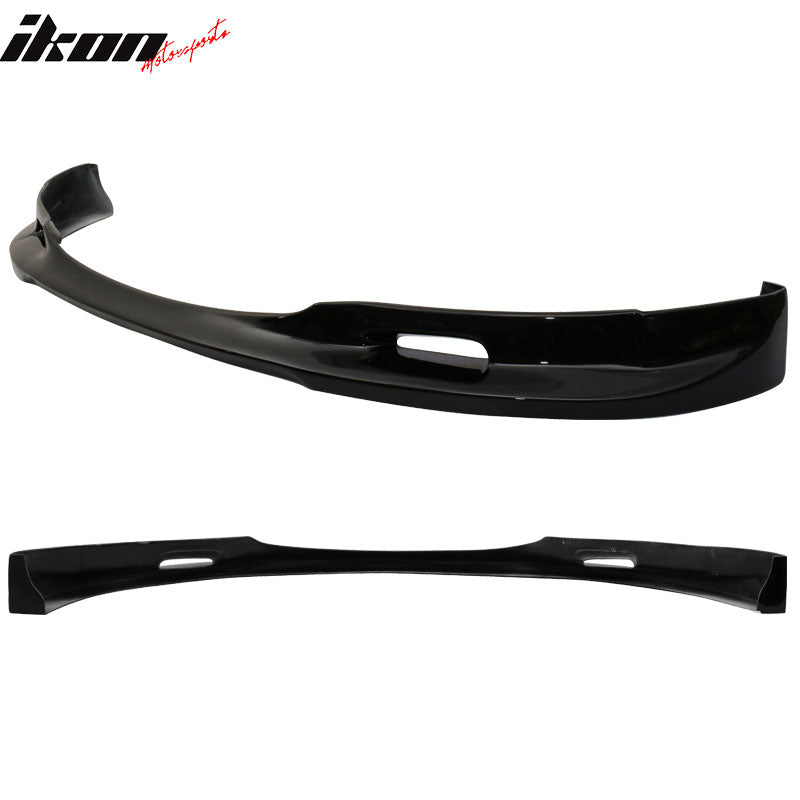 Fits 08-13 BMW E92 E93 M3 Euro 3D Style Front Bumper Lip Painted #668 Jet Black