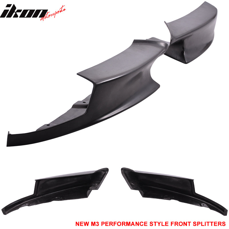 Clearance Sale Fits 08-13 BMW E90 E92 M3 Performance Style Front Bumper Lip PU