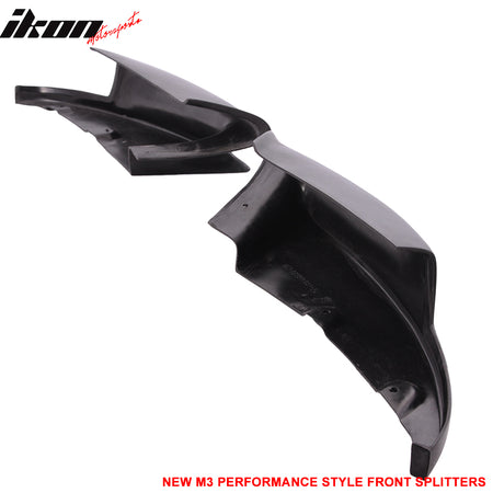 Clearance Sale Fits 08-13 BMW E90 E92 M3 Performance Style Front Bumper Lip PU