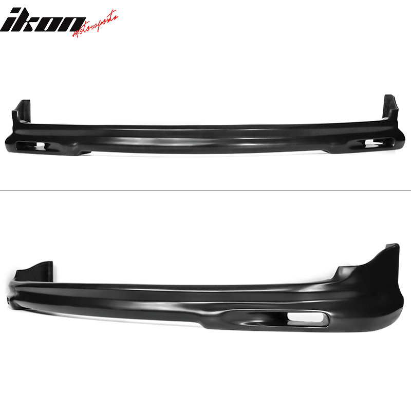 IKON MOTORSPORTS, Front Bumper Lip Compatible With 2009-2012 BMW 7 Series F01 F02 Non M-sport Models, HM Style Air Chin Dam Underbody Lip Spoiler Splitter Add On PU, 2010 2011