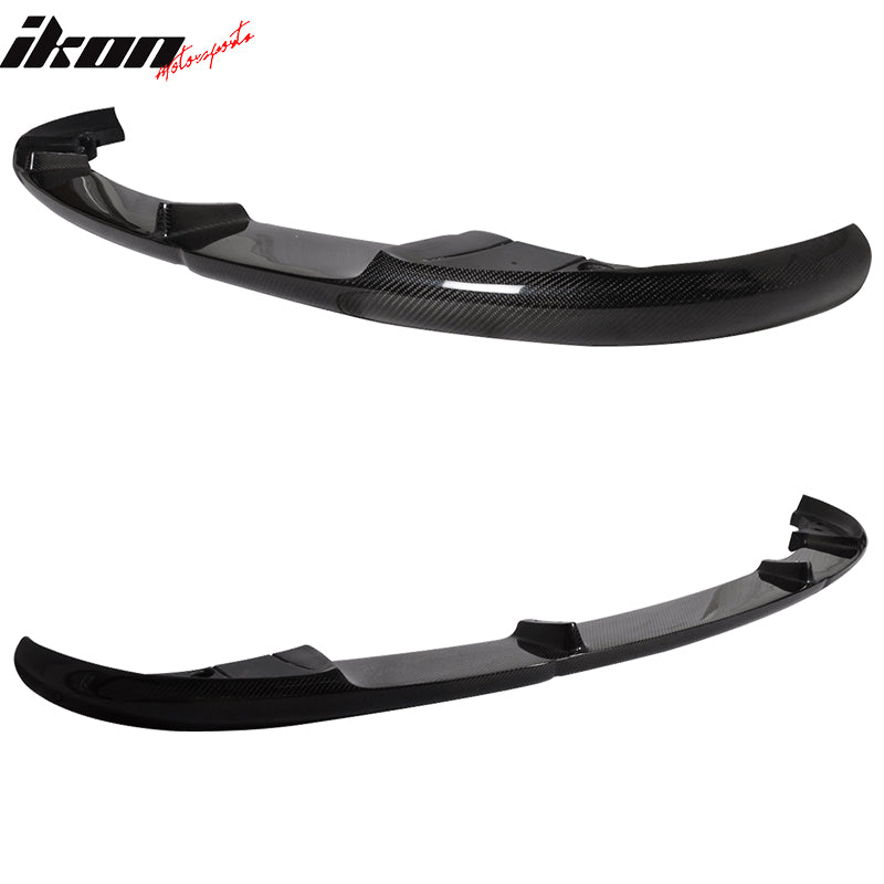 Fits 11-12 BMW F10 5 Series H Style Front Bumper Lip Spoiler Matte Carbon Fiber