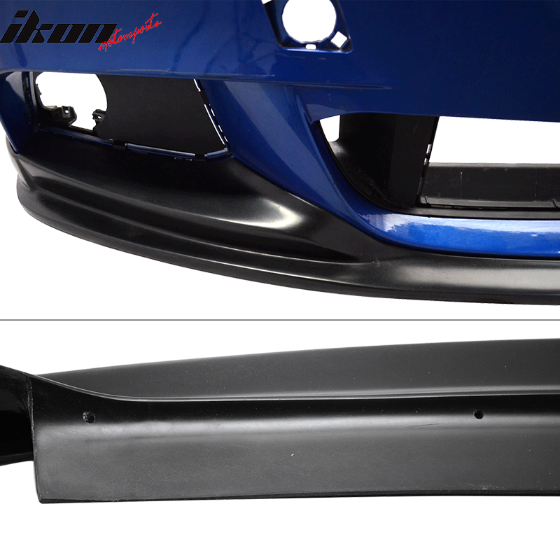 Fits 11-16 BMW F10 5 Series M Sport Sedan 3D Style Front Bumper Lip Spoiler PU